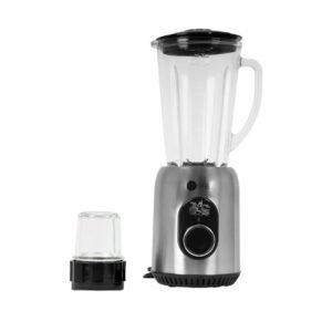 AFRA 2-in-1 Blender – 1.8L Glass Jar, 6 Blades, Grinder Jar, 5 Speeds – AF-610BLSL