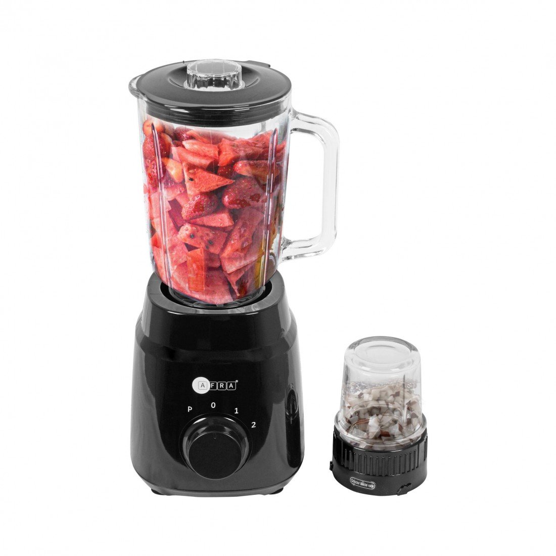 AFRA 2-in-1 Blender – 1.5L Jar, Grinder, Pulse, 2 Speeds, 4 Blades – Model AF-600BLBK - Image 3