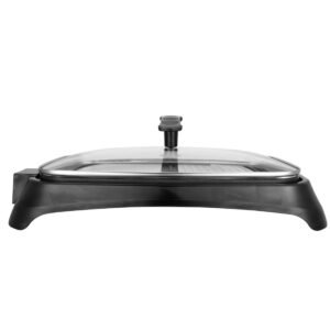 AFRA Electric BBQ Grill 1600W – Indoor/Outdoor, Thermostat, Smoke-Free – AF-1600BQBK