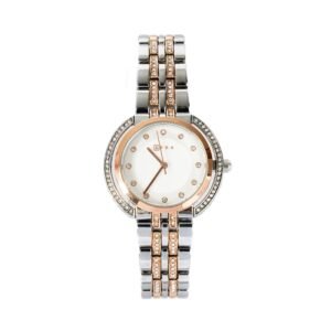 AFRA Helene Ladies Watch | Gold/Silver Case | Silver MOP Dial | Two-Tone Bracelet | AF22102