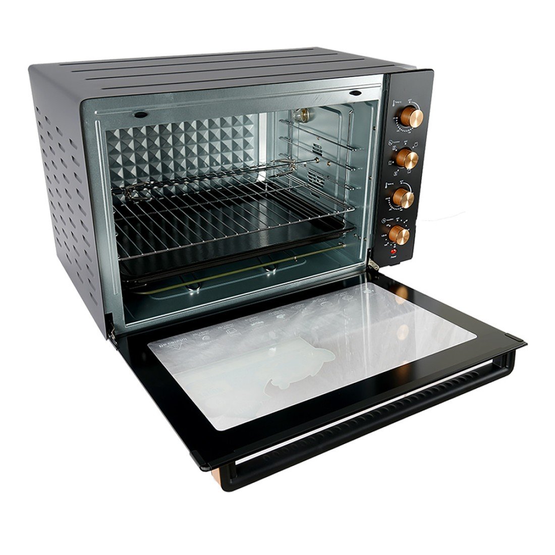 AFRA 55L Electric Oven Toaster – 1900W, Rotisserie, Convection, 7 Functions – AF-5519OTBK - Image 5