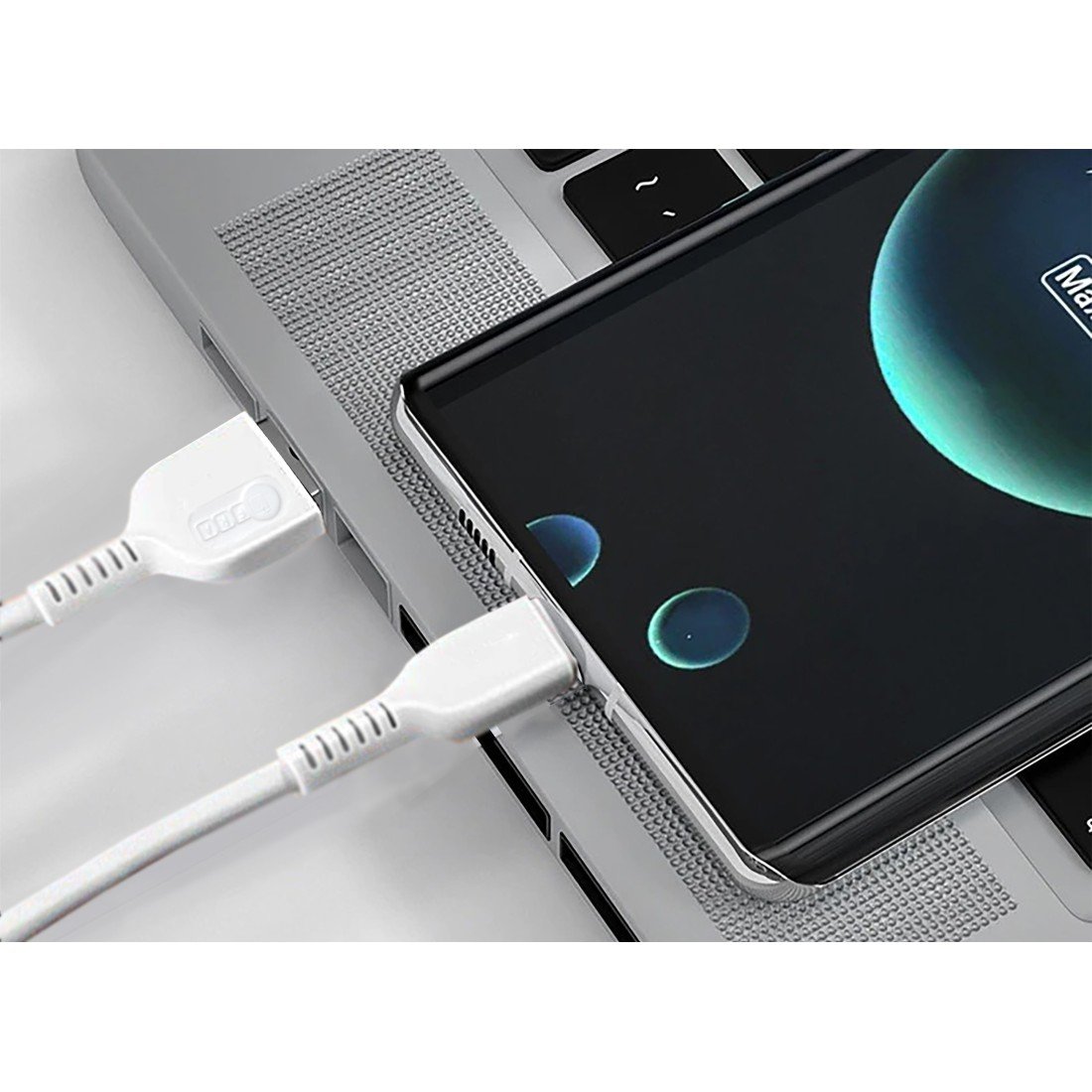 AFRA USB Charging Cable AF-0042MUSB – 2.4A, Micro USB, 1m, Durable & Heat Resistant PVC - Image 4