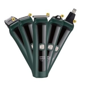 AFRA Rechargeable Hair Trimmer Grooming Kit AF-0005HTGR – Waterproof with Stainless Steel Blade