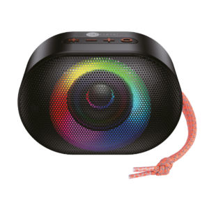 AFRA Bluetooth Speaker | 5W Ultra Bass | RGB Lights | 7H Playtime | Portable Black | AF-0005BSBK