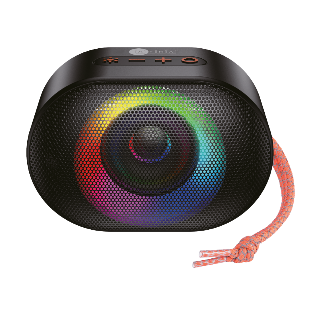 AFRA Bluetooth Speaker | 5W Ultra Bass | RGB Lights | 7H Playtime | Portable Black | AF-0005BSBK