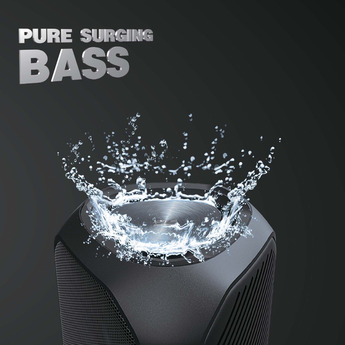 AFRA Bluetooth Speaker | 24W Ultra Bass | RGB Light | IPX4 Waterproof | Rechargeable Battery | AF-0024BSBK - Image 6