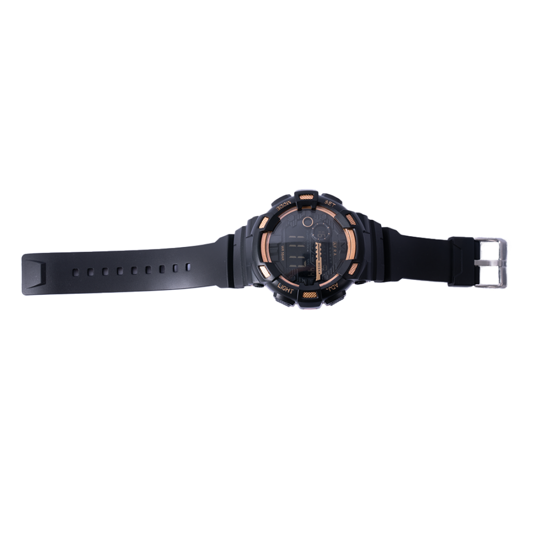 AFRA Highlander Gents Watch | Black/Rose Gold Case | Black Dial | PU Strap | AF12002 - Image 7