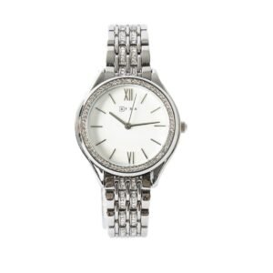 AFRA Edwina Ladies Watch | Gold & Silver Case | Silver MOP Dial | Two-Tone Bracelet | AF22002
