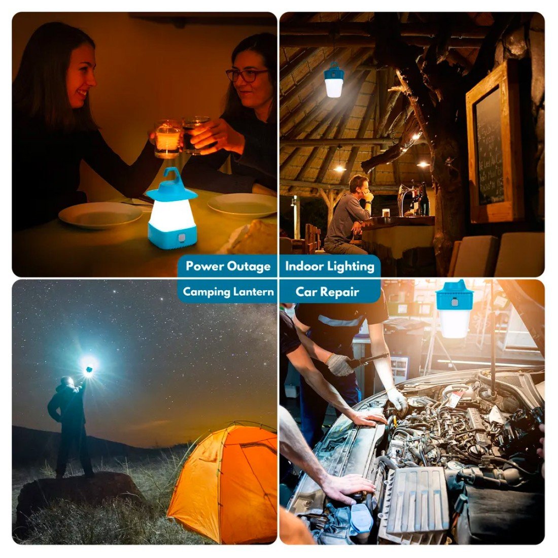 AFRA Emergency LED Light | Rechargeable | 20 SMD | Hang-Up Hook | 1.5Ah Battery | AF-3503ELBL - Image 5