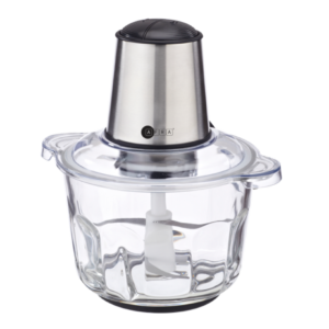 AFRA 400W Compact Chopper – 2.5L Glass Jar, Stainless Steel Blades, Powerful Motor – AF-400CHSS