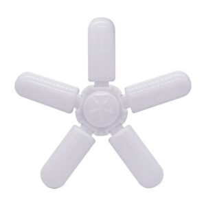 AFRA 5-Leaf Foldable LED Bulb | 48W | E27 Base | Cool White 6000-6500K | AF-540LLED