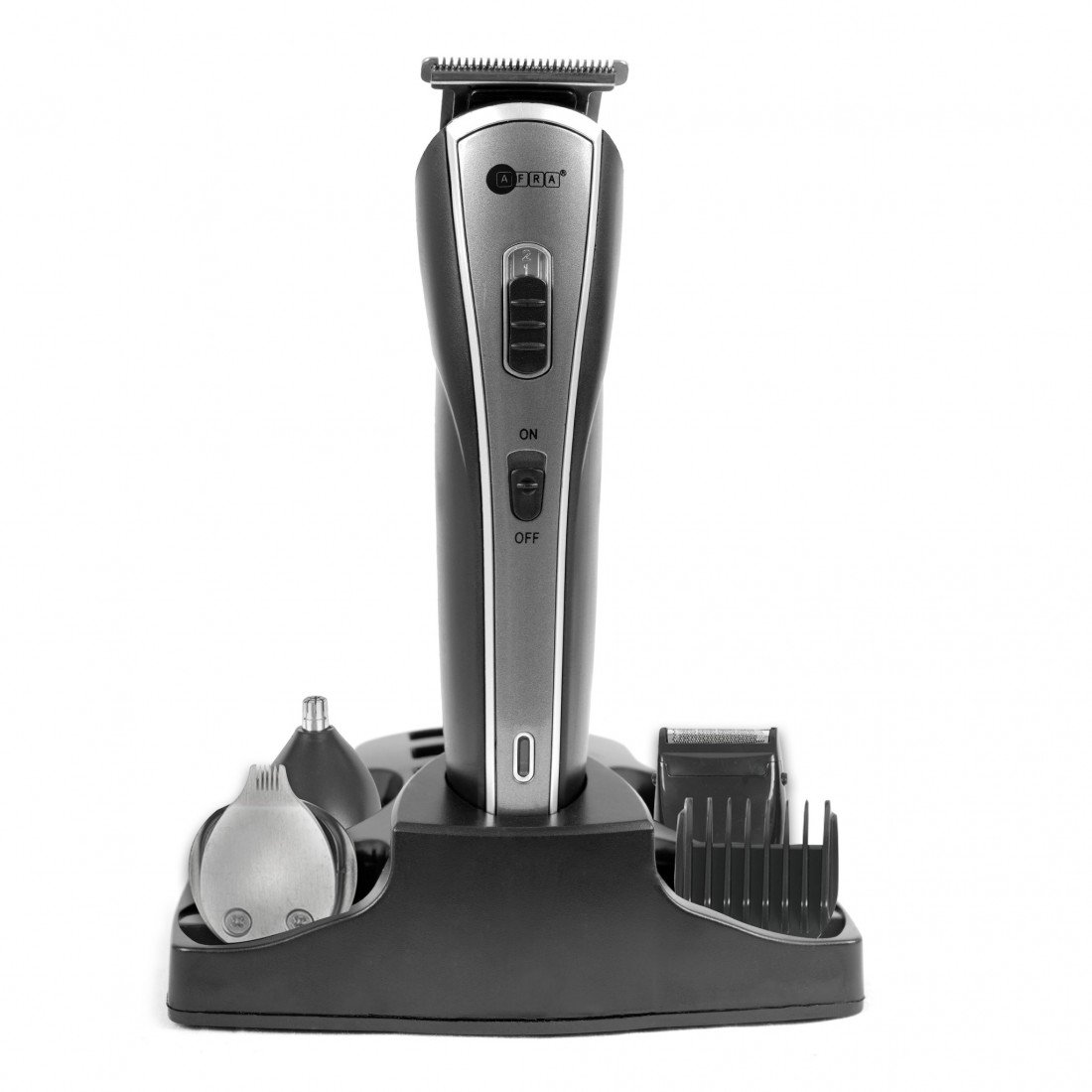 AFRA Hair Trimmer 5-in-1 Set – Rechargeable Grooming Kit with Shaver & Nose Trimmer – AF-1600HTSB