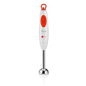 AFRA Hand Blender 400W – Stainless Steel Shaft, White/Red Design – AF-7000BL