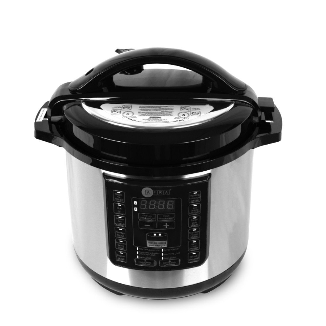 AFRA 12-in-1 Electric Pressure Cooker, 8L, 1300W, Multifunction, SS Body – AF-8035PCSS - Image 2