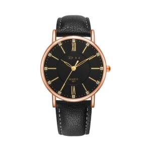 AFRA Kara Ladies Watch | Lightweight Rose Gold Case | Leather Strap | Water Resistant 30m | AF20302