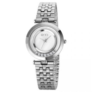 AFRA Ballare Ladies Watch | Silver Case | White Dial | Silver Bracelet | Elegant Style | AF20401