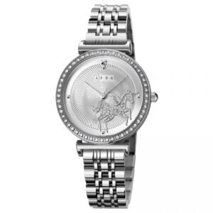 AFRA Keren Ladies Watch | Silver Case & Bracelet | Water Resistant 30m | Elegant Style | AF21001