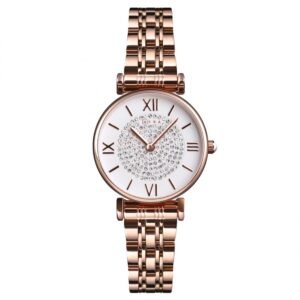 AFRA Esme Ladies Watch | Gold Case | White Dial | Gold Bracelet | Elegant Gold Finish | AF21402
