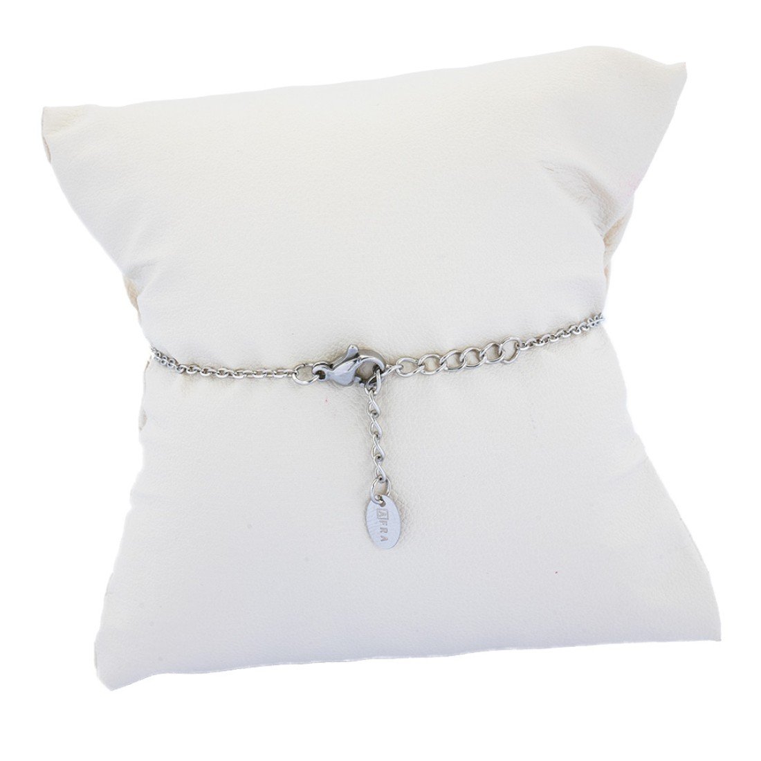 AFRA JEW Jewel Bracelet | Silver Stainless Steel | Elegant Wristwear | Sparkling Modern Design | AFJ20001B - Image 4