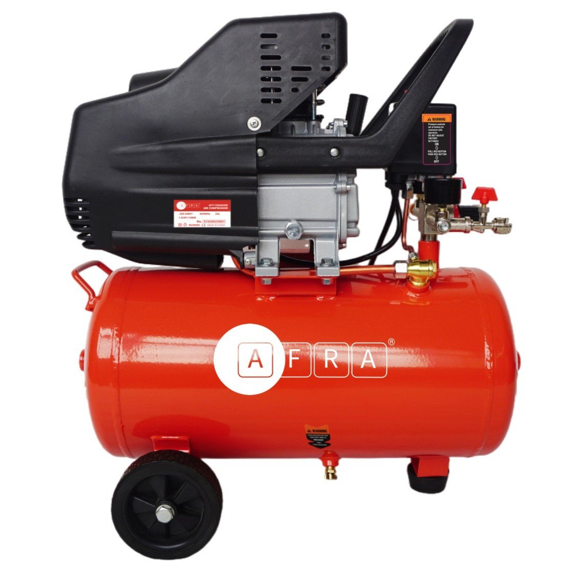 AFRA Air Compressor AFT-1550ACRD | 240V, 50L Tank, 8 Bar Pressure, Portable & Low Noise