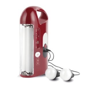 AFRA Rechargeable Lantern | 10W | 40 LED Tube + 2W Bulb | Solar Charging | 4000Ah Battery | AF-4002RLNM