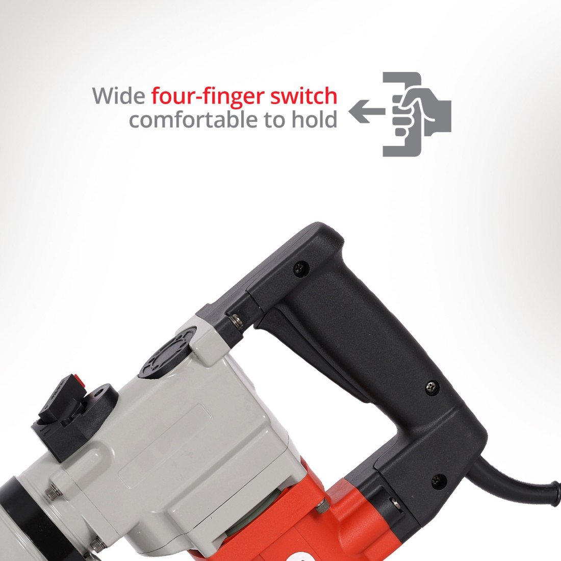 AFRA Rotary Hammer Drill - Model AFT-26-750RHRD | 750W | 26mm Capacity | 3200 BPM | Demolition & Drill - Image 4