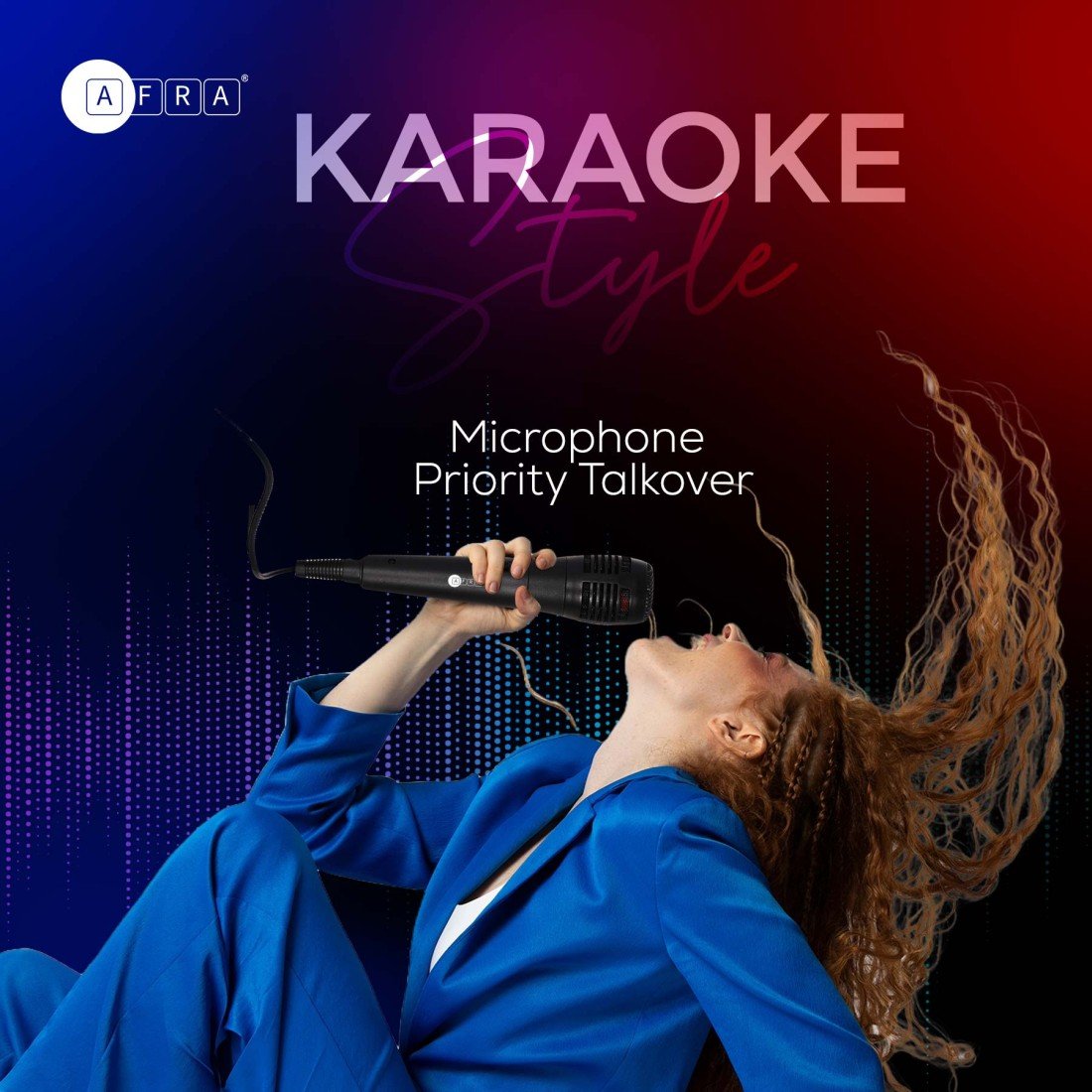 AFRA Bluetooth Speaker | 30W Ultra Bass | RGB Lighting | Rechargeable Battery | AF-0030BSBK - Image 5