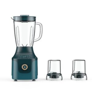 AFRA 2-in-1 Blender 450W, Unbreakable Jar, Copper Motor, Blending & Grinding – AF-450BLGN